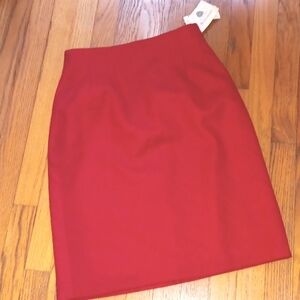 NWT New Old Stock Savannah Red Wiol Skirt ■ Size 10